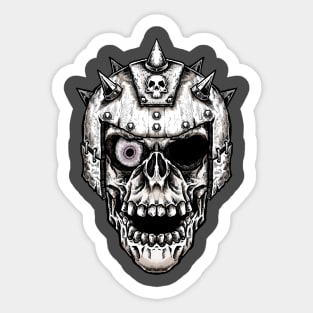 Fantasy Football Skeleton White 2 Sticker